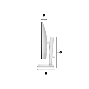 Écran Dell 27 pouces 2K IPS, 144 Hz, 99 % sRGB, haut-parleurs doubles, rotatif et réglable en hauteur, pour écran d'ordinateur de jeu S2725DSM - Product Image 6