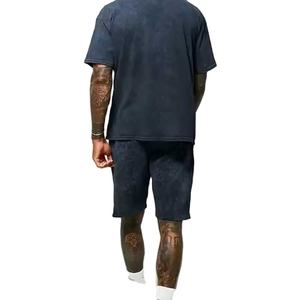 100% cotton Breathable <b>men</b> oversized <b>short</b> sleeve <b>set</b> <b>Men's</b> <b>Shorts</b> <b>and</b> <b>T</b> <b>Shirt</b> 2 Piece <b>Set</b> Custom Summer <b>Men</b> 2 Piece <b>Sets</b> 2025 - Product Image 4