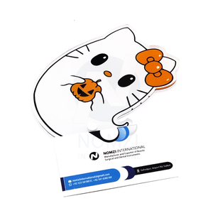 Haute qualité personnalisable Halloween Kitty cils tuile nouveauté à la main verre magnétique pour une utilisation de beauté prix de gros - Product Image 1