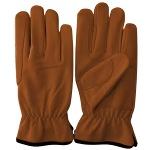 High Quality Heavy-Duty Cowhide Grain <b>Leather</b> Driver <b>Gloves</b> Long-Lasting Soft Comfortable Safety <b>Gloves</b> for Construction <b>Garden</b> - Product Image 3