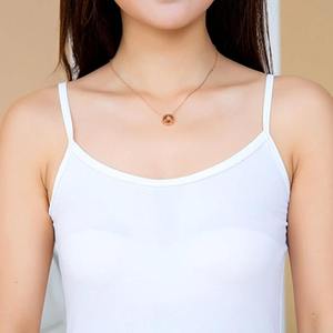 Camisetas sin mangas transpirables ecológicas de alta calidad para mujer recién llegadas 100% algodón Jersey tela Casual Color sólido precio razonable - Product Image 2