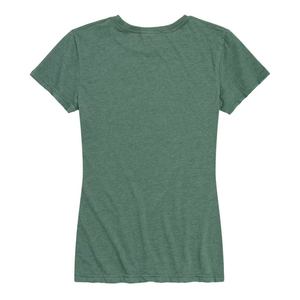 100% ropa de algodón para mujer, camisetas informales ajustadas de manga corta con estilo para mujer, Camiseta estampada de diseño personalizado para mujer - Product Image 4