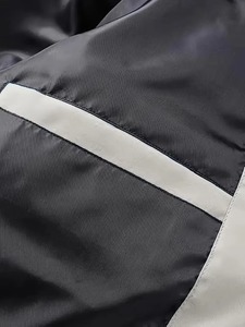 Veste pour hommes avec étiquette personnalisée veste américaine noire/manteau épais en coton détachable fabriqué par le Pakistan - Product Image 3