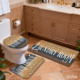 Custom Printed <b>Mat</b> <b>Bathroom</b> Rug <b>Set</b> for <b>Bathroom</b> Non-Slip Shower Curtain Bath <b>Mat</b> - Product Image 3
