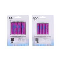 1,5V AA Lithium-Akku 1100mWh USB-Aufladbarer Li-Ionen-Akku für Kamera, Spielzeug, Fernbedienung