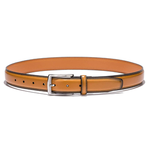 Premium Quality Cow <b>Hide</b> Men's Formal/Casual Auto Lock Buckle <b>Snake</b>/Square Pattern Solid Design Durable Eco-Friendly Belt - Product Image 3