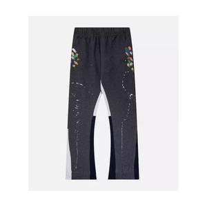 Pantalon slim décontracté pour hommes, léger avec taille élastique, couleur unie personnalisée, prix compétitif, vente en gros - Product Image 1