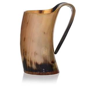 Cuerno Vikingo para Beber Hecho a Mano al Mejor Precio, Taza de Cobre de Alta Calidad, Decoración Art Deco, Adorno de Pared para Cumpleaños, Vajilla - Product Image 4