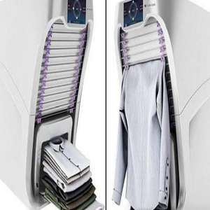 BEST TRADE FOLDIMATE Authentique Robot pliant et repliant les vêtements, Équipement de blanchisserie 900W 220V 9.5kg BLANC - Product Image 1