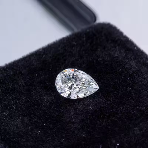 Diamant de laboratoire Diamant en vrac certifié IGI HPHT DEF VS2 Forme de poire 0.48CT 0.65CT Diamants de laboratoire - Product Image 2