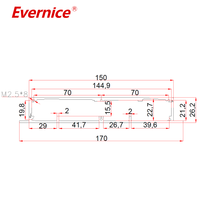 Usinage CNC Boîte de boîtier en aluminium anodisé Boîtiers d'instruments électroniques Boîtier PCB Boîte à rail Din