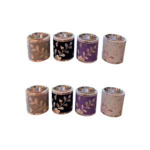 Set Of Four Different Color Mubkhar Oud <b>Burner</b> In Wooden And Mop Work Incense <b>Burner</b> Mabkhara At Cheap Prices - Product Image 1