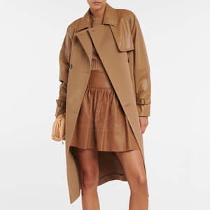 Jupe en cuir décontractée de haute qualité pour femmes, mini jupe en tricot respirante, taille naturelle, meilleur design, prix de gros, faible MOQ - Product Image 2