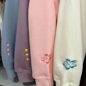 Wholesale <b>Women's</b> <b>Sweaters</b> Custom Logo Cotton 300-400 GSM Plain Sweatshirt Hoodies <b>for</b> <b>Women's</b> Clothing Fashion Made in India - Product Image 5