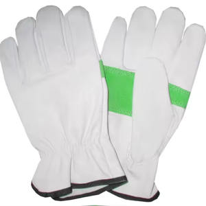 Guantes de conductor de piel de oveja personalizados Guantes de trabajo de seguridad de construcción industrial Uso diario Chimenea Protección contra el calor Pesado - Product Image 1