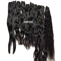 Extensiones de cabello Remy humano virgen 100% de alta calidad, cutícula recta sedosa ondulada india, cabello crudo alineado, envío directo Malasia - Product Image 4