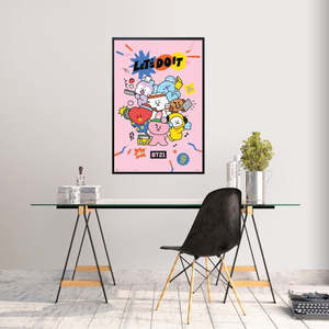 Affiche murale BT21 Let's Do It! - Product Image 1