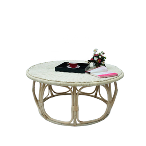 Table à thé tissée à la main nouveau modèle de haute qualité en gros pour le café de chambre à coucher de salon ou de restaurant d'hôtel BT03 - Product Image 1