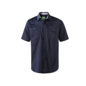 Camisa DE TRABAJO FR de soldadura ignífuga de 100% algodón personalizada, ropa de trabajo de seguridad resistente al fuego para uso industrial - Product Image 1