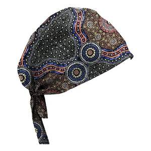 Gorro de fregado con lazo de Cinta ajustable, impresión personalizada, tela que absorbe el sudor, opción Reversible, suministros de enfermera de Hospital, gorro de fregado duradero - Product Image 5