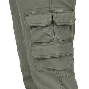Nouveau design – Pantalon cargo léger pour homme, 100 % coton, coupe droite, taille mi-haute, haute qualité - Product Image 5
