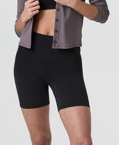 Leggings de yoga pour femmes de haute qualité, taille haute, uni, extensible dans les quatre sens, respirant, matière spandex/nylon, taille élastique, logo - Product Image 6