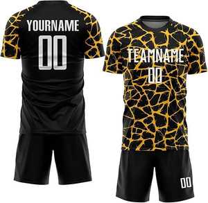 Venta al por mayor mejor 2025 personalizado sublimado uniforme de fútbol Slim Fit transpirable Jersey Set para equipos con servicios de OEM - Product Image 1