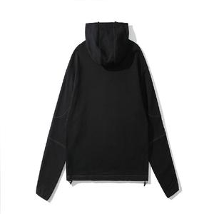 Custom Logo 100% Cotton Luxury Hoodies Full <b>Zip</b> <b>up</b> Unisex <b>Hoodie</b> Cotton Breathable <b>Black</b> <b>Men</b> <b>Hoodie</b> - Product Image 2
