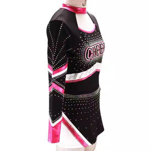 Los mejores conjuntos cómodos de ropa deportiva para mujeres hechas a medida Técnicas impresas para adultos Uniformes de porristas de Pakistán - Product Image 2