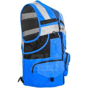 Plusieurs tailles OEM Workwear Crew Construction ANSI Classe 2 Polyester imperméable haute visibilité Gilet de sécurité réfléchissant - Product Image 2