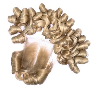 วิกผมสำหรับต่อผมคนเวียดนามสีบลอนด์เด้งได้ผมบางสำหรับเด็กทารก - Product Image 2