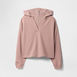 Nardon Apparel otoño nueva llegada suelta Zip Up Sudadera con capucha mujer manga larga cintura ajustada diseño precio barato transpirable - Product Image 1