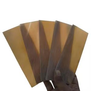 แผ่นเปล่ารูปเขาควายสำหรับกรอบแว่นตาและด้ามจับมีดแผ่นเกล็ดแตรวัวธรรมชาติ - Product Image 1