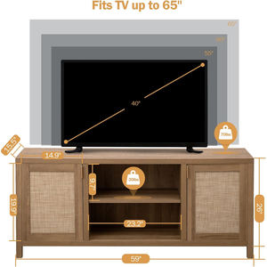 Mueble para <span class=keywords><strong>TV</strong></span> Básico y Económico con Ensamblaje Sencillo y Construcción Robusta para Minoristas que Buscan Ahorrar <span class=keywords><strong>en</strong></span> Gastos - Product Image 2