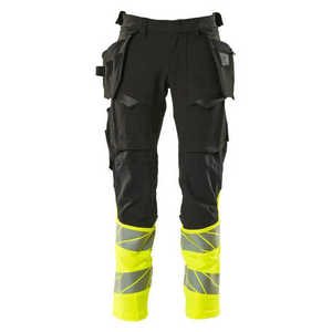 Pantalones de trabajo industriales para hombre transpirables 65% poliéster 35% algodón reflectante protección cargo pantalones EN certificado OEM tela - Product Image 4