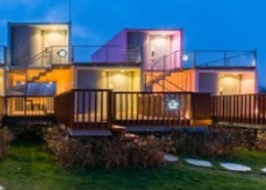 Maison en conteneur extensible minimaliste grise conçue sur mesure 20 pieds 40 pieds 50mm/75mm Appartement en acier et panneau sandwich - Product Image 2