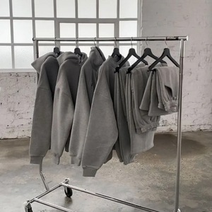 Men's Hooded Casual Solid Track Suits Drawstring Closure Plus Size Options Latest Sport Fashion Winter Gym Low Price Bulk - Product Image 4