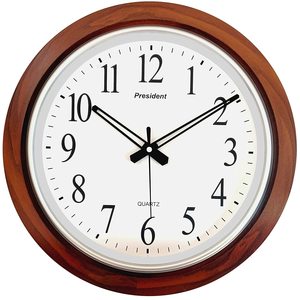 Reloj de pared de cuarzo para decoración del hogar, diseño oficial de gran tamaño, superhéroe, de plástico y plateado, de madera oscura, hecho en la India - Product Image 1