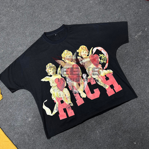 Camisetas Cortas para Hombre, OEM, Última Llegada, Diseño de Logotipo Personalizado, Estilo Urbano, Poliéster/Algodón, Transpirables y Ligeras - Product Image 3