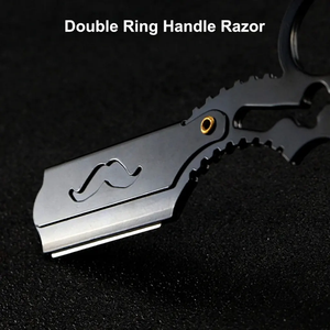 Navajas de Afeitar Rectas Profesionales al por Mayor, con Logotipo Personalizado, de Acero Inoxidable de Alta Calidad, Multicolores, con Protección para los Dedos - Product Image 2