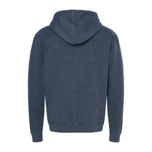 Venta caliente al por mayor Unisex negro de gran tamaño sudaderas con capucha de poliéster jersey en blanco listo para bordado - Product Image 3