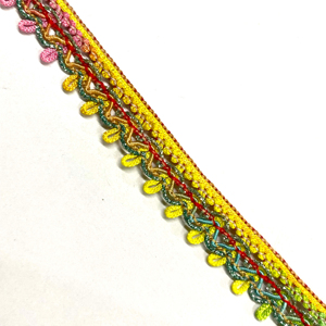 Tự làm may Vật liệu may mặc vàng bạc đỏ xanh xanh kim Loại ren giáng sinh nhỏ cong bện trang phục sequined cạnh Trims - Product Image 1
