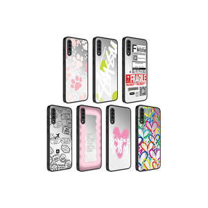 Étui de protection pour appareil photo à motif luxueux pour Samsung pour Galaxy A55 Coque arrière en silicone brillant anti-traces de doigts avec - Product Image 3