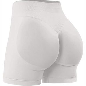 Pantalones cortos de gimnasio de impacto para mujer, mallas de Fitness de Spandex/nailon, pantalones cortos de Yoga deportivos de cintura alta sin costuras - Product Image 2