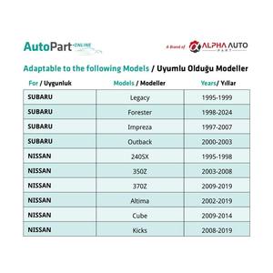 Clips para Parachoques para Nissan, Infiniti, Subaru - 10 Piezas - Product Image 5