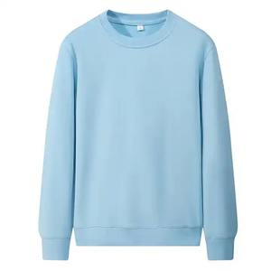 Sudadera de cuello redondo de gran tamaño Unisex para hombre, Jersey personalizado, hombros caídos a granel, talla XS, tela de lana lisa, suministro a granel al por mayor - Product Image 4