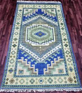 High Quality <b>100</b>% <b>Wool</b> Carpet Latest Design Machine Washable Area Rugs Abstract Pattern for Living Room Decoration - Product Image 1