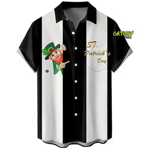 เสื้อเชิ้ตฮาวายพิมพ์ลายซับลิเมชั่นสไตล์วินเทจลายดอกไม้ลำลองขายส่งผ้าทวิลล์สั่งทำได้ลายพิมพ์ 3 มิติทรงหลวมสำหรับผู้ชาย - Product Image 3