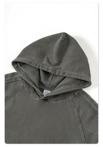 เสื้อฮู้ดดี้ผู้ชายคุณภาพสูงสั่งทำขายส่งสำหรับฤดูหนาว ผ้าฝ้ายพิมพ์ลายโฟมหนานุ่ม เป็นมิตรกับสิ่งแวดล้อม กันลม มีกระเป๋า ดีไซน์โลโก้ 3 มิติ - Product Image 6