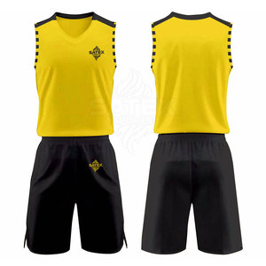ชุดยูนิฟอร์มบาสเก็ตบอลแบบไม่มีแขนเสื้อ ระบายอากาศได้ดี ราคาโรงงาน ผลิตตามสั่ง 100% โพลีเอสเตอร์ ออกแบบเองได้ SATEX SPORTS สำหรับผู้ชายทุกคน - Product Image 1